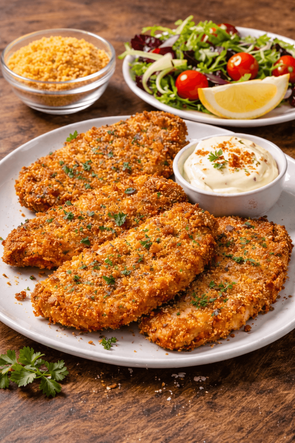 Milanesas rebozadas con Chimbela